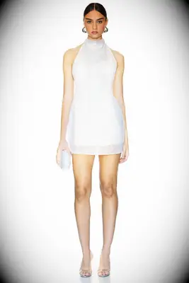 Shona Joy cowl mini wedding afterparty dress