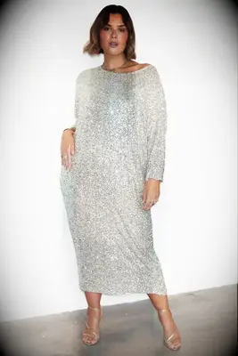 Never Fully Dressed sequin wedding afterparty dress