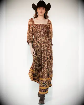 Angie maxi dress mountain wedding guest attire