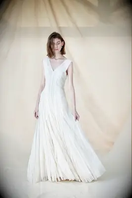 Cortana boho beach wedding dress
