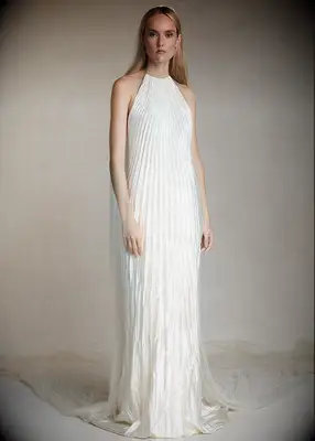 Danielle Frankel beach wedding gown