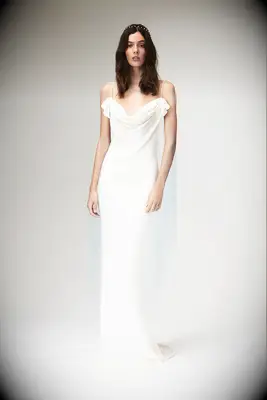 Savannah Miller slip beach wedding dress