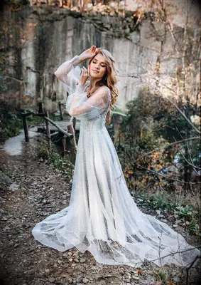 Stylish Bride Atelier ombre glitter wedding gown
