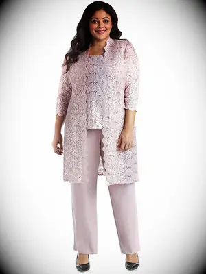 amazon light pink three piece mother of the bride pant suit
