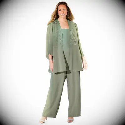 Catherines sage mother of the bride pantsuit