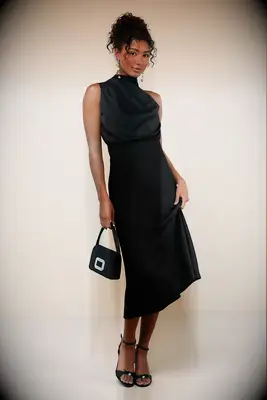 Lulus black cocktail dress