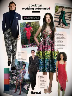 Cocktail wedding attire guide