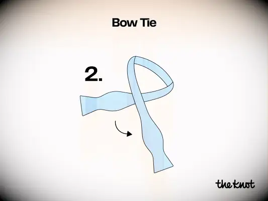 How to Tie a Bow Tie step 2