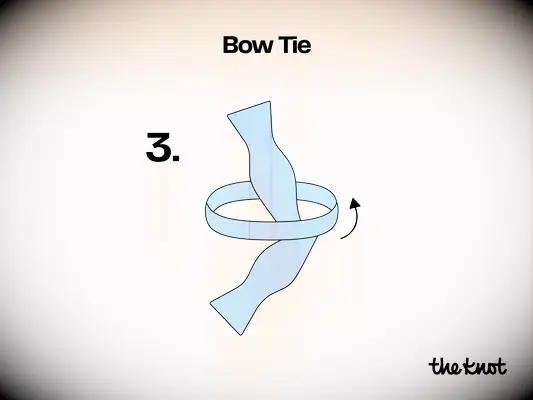 How to Tie a Bow Tie step 3