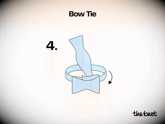 How to Tie a Bow Tie step 4