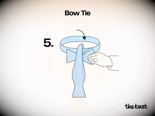How to Tie a Bow Tie step 5