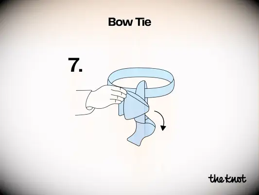 How to Tie a Bow Tie step 7