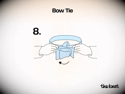 How to Tie a Bow Tie step 8