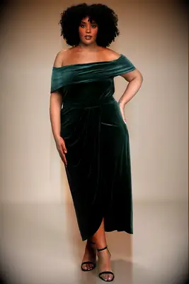 Lulus velvet bridesmaid dress