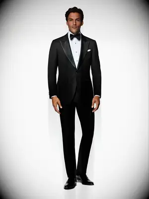 Black Lazio Tuxedo for black tie wedding