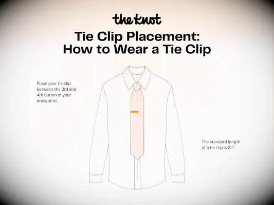 Cómo usar un clip de corbata