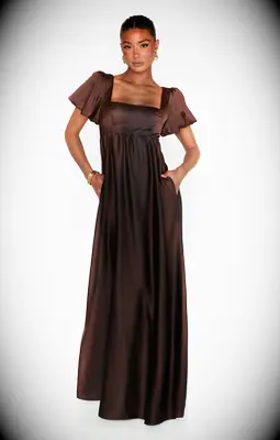 Show Me Your Mumu brown fall bridesmaid dress