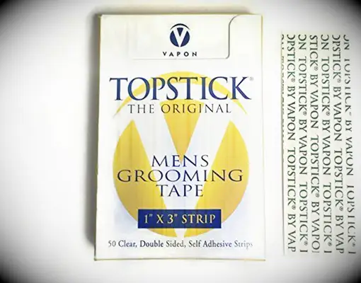 Topstick grooming tape to hold dress up
