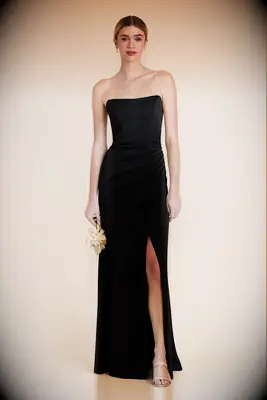 Birdy Grey black strapless dress