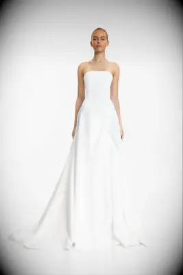 Strapless wedding dress from KYHA