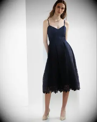 White House Black Market petite strapless petite wedding guest cocktail dress