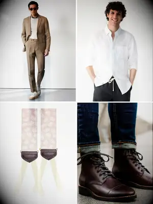 Boho Linen Groom Outfit