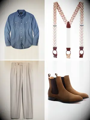 Boho Casual No-Suit Groomsmen Outfit