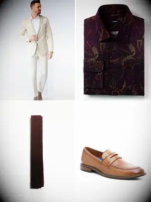 Boho Made-To-Measure Groomsmen Outfit