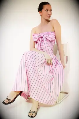 Damson Madder Mia Midi Dress for the best backyard wedding outfit