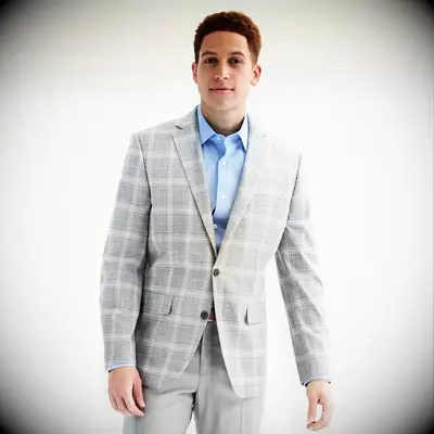 Grey Slim-Fit Essential Sport Coat from Kohl