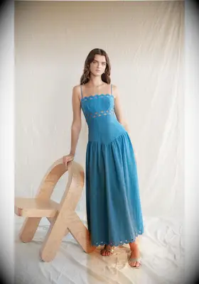 Florence Dress from Saylor for a backyard wedding