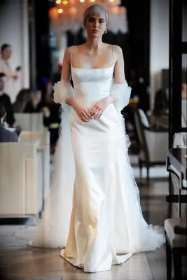 Ines Di Santo slip wedding dress