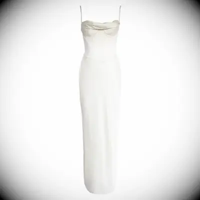 House of CB ivory corset slip wedding dress