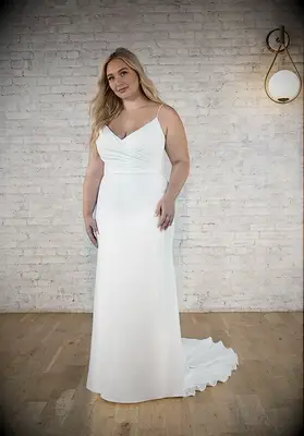 Stella York slip wedding dress