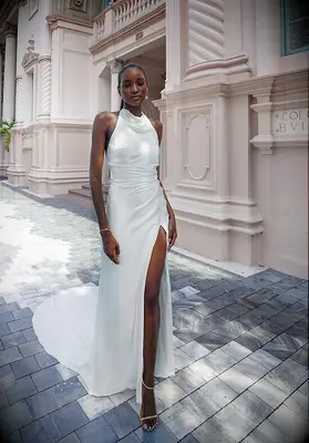 Martina Liana slip wedding dress