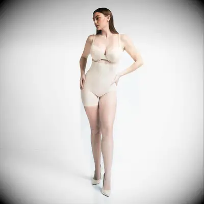 SKIMS Solution one-leg bodysuit shapewear