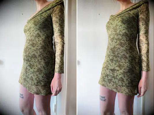 SuperPower thong before and after