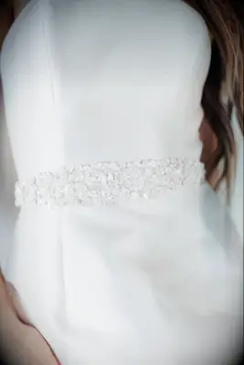 Floral wedding belt from Untamed Petals