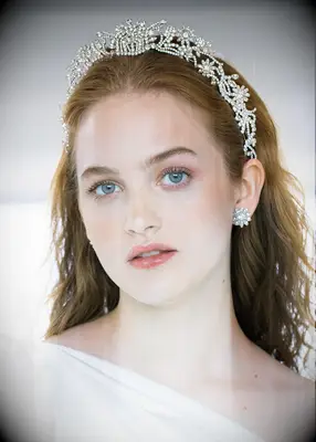 Jennifer Behr crystal bridal crown