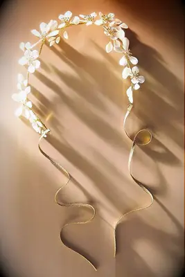 Twigs & Honey flower wedding tiara