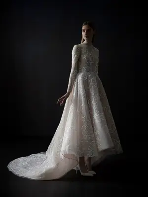 Pronovias high-low dress