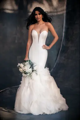 Allure Couture mermaid wedding dress