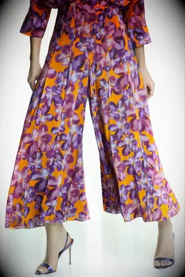 CH by Carolina Herrera A-line culottes for wedding guest