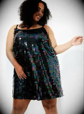 Torrid sequin festive wedding guest dress