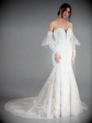 Wedding gown you can try on at home from Avery Austin