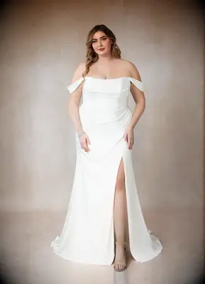 Azazie wedding dress you can try on at home