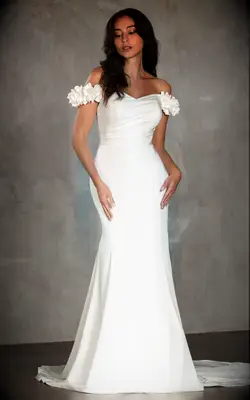 Afrarose wedding gown that you can try on at home