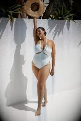Maeve strappy bridal swimsuit