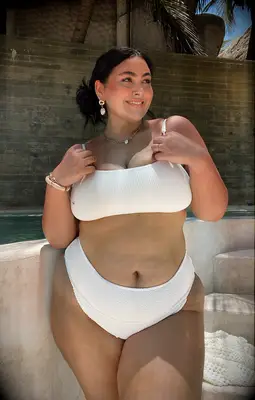 Show Me Your Mumu two-piece bridal swimsuit