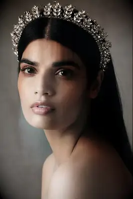 Elegant tiara-style headband by Anthropologie. 
